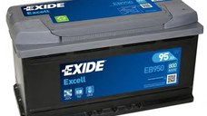 EXIDE EXCELL 12V 95Ah 800A - Borna Normala (dreapta +)