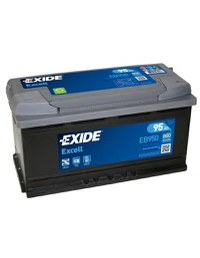 EXIDE EXCELL 12V 95Ah 800A - Borna Normala (dreapta +) - 1