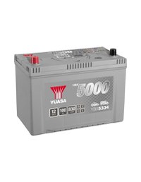 YUASA 5000 SILVER ASIA 12V 100Ah 830A - Borna Inversa (stanga +) - 1