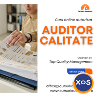 Curs online autorizat Auditor în domeniul calității - 1