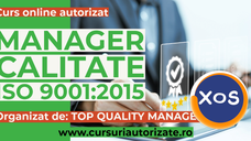 Curs online autorizat Manager calitate – ISO 9001:2015