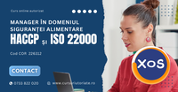 Curs online autorizat MANAGER HACCP - 1