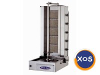 Aparat kebab / Grill kebab cu 5 arzatoare, motor jos CLR.KLG152 - 2