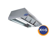 Hota inox centrala cu filtru si lumina, Ideal Inox, 3500x1800x500 - 1