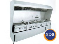 Hota profesionala cu dulap, Ideal Inox, 2000x750x2300 - 1