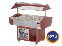 Salad bar, Ideal Inox, 3xGN 1/1, mahon - 1