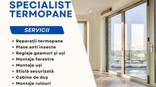 Reparații Uși,Ferestre Pvc,Aluminiu,Lemn