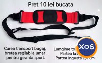 Curea transport bagaj, bretea reglabila umar pentru geanta sport. - 2