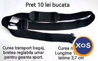 Curea transport bagaj, bretea reglabila umar pentru geanta sport. - 3