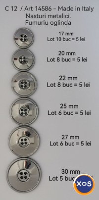 Nasturi mari pt paltoane jachete sacouri pulovere. Catarame fermoare - 16