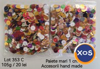 Paiete cusut insirat confetti petreceti acc handmade sclipici rasina - 12