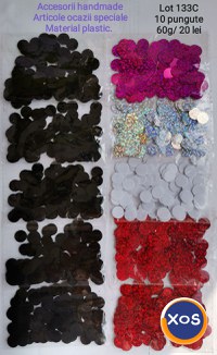 Paiete cusut insirat confetti petreceti acc handmade sclipici rasina - 15